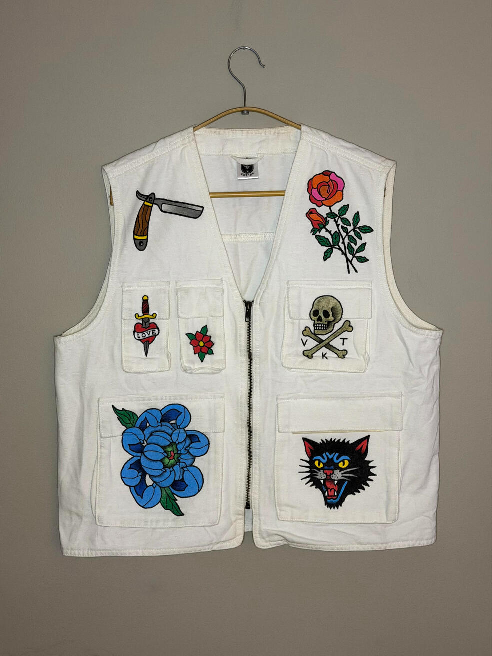 Hand Painted Art Vest #1